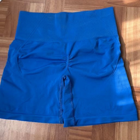 Oner Active High Waist Shorts Blue Size Small - Picture 2 of 4
